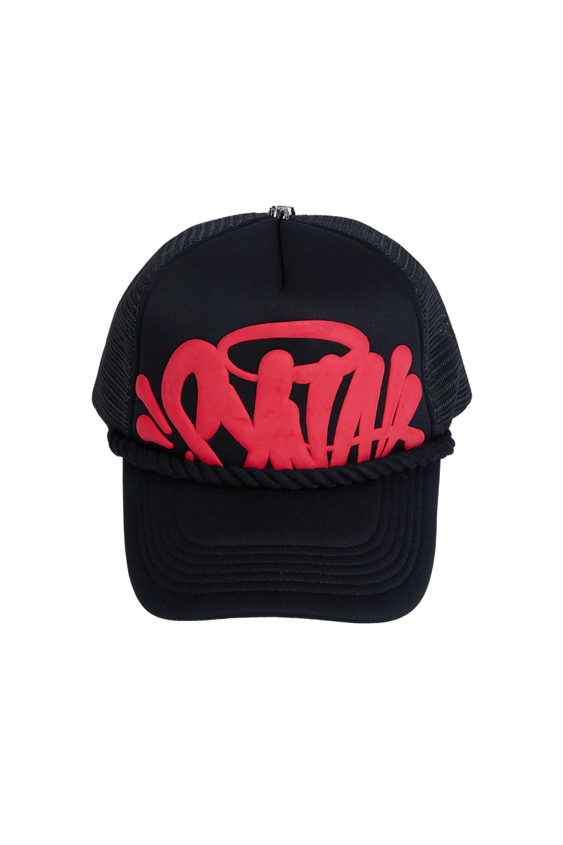 SYNA TRUCKER CAP – BLACK/TOMATO SYNA TRUCKER CAP – BLACK/TOMATO
