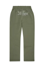 WOMEN’S LIL SYNA RHINESTONE JOGGER – KHAKI