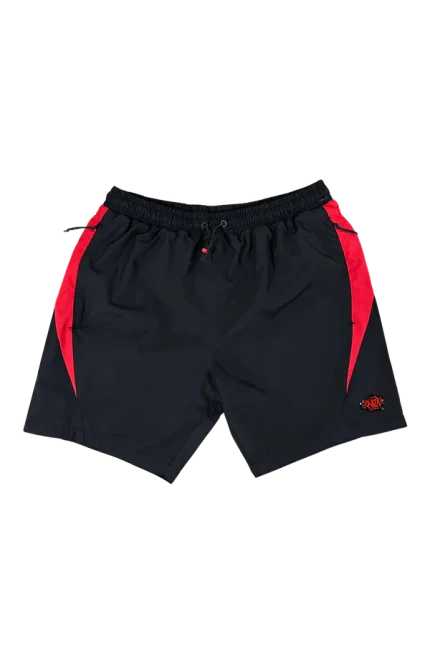 VORTEX WOVEN SHORT – BLACK/RED