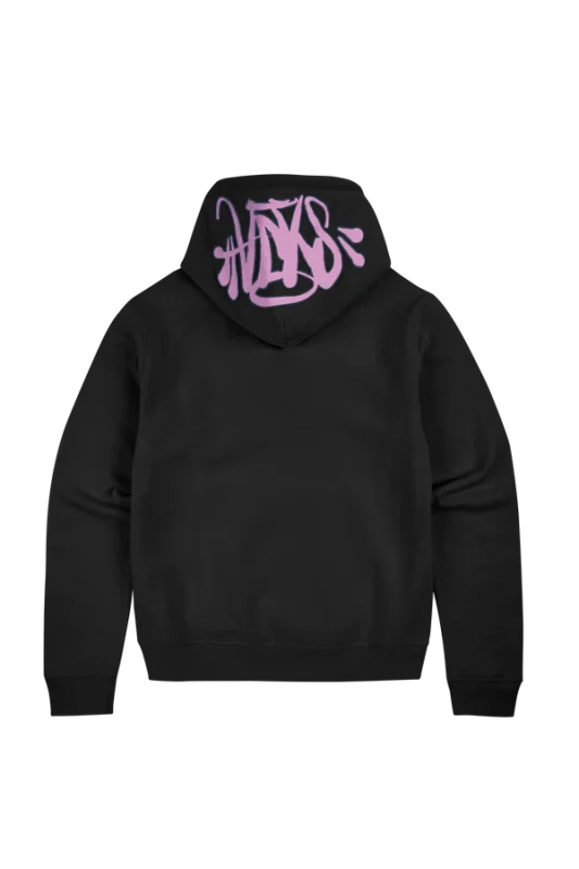 SYNA – OG HOOD – BLACK / PINK