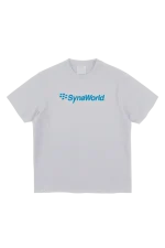 CRACKBERRY PRINTED TEE – WHITE/BLUE