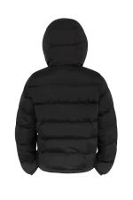SYNA DOUBLE PUFFER JACKET BLACK / NEON GREEN