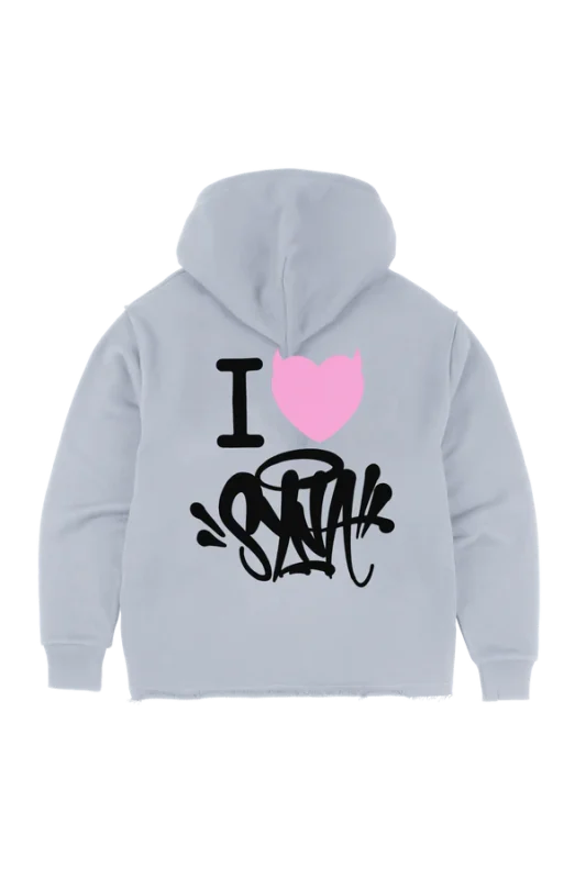 I HEART SYNA HOODY – GREY