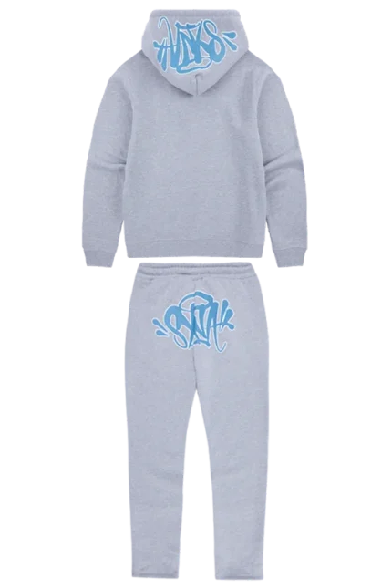 Synaworld OG Syna Tracksuit – Grey/Sky Blue