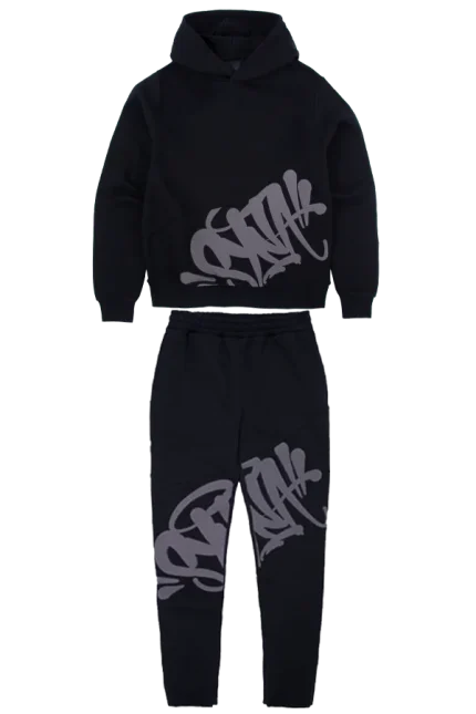 Syna World Slice Syna Tracksuit – Black/Grey